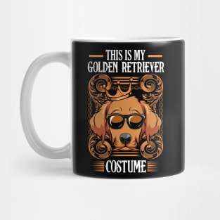 This Is My Golden Retriever Costume - Funny Retriever Dogs Mug